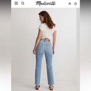 Madewell Curvy Perfect Vintage Jean - Size 26